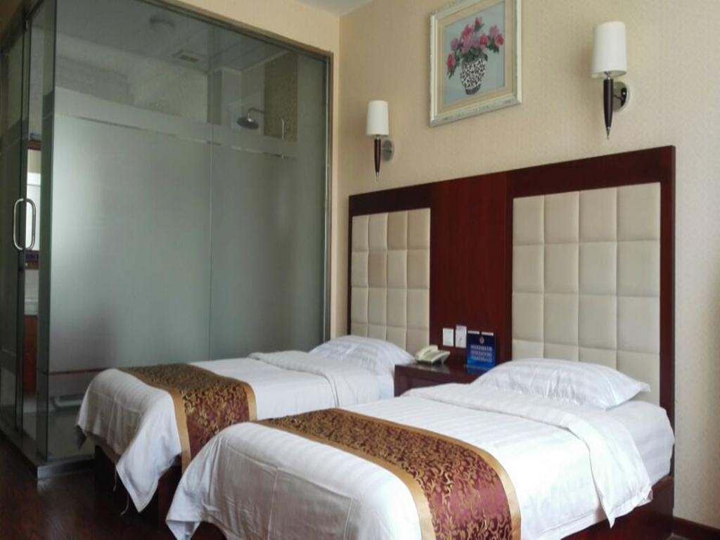 Beijing Gongmei Blue Peacock Business Hotel Rom bilde